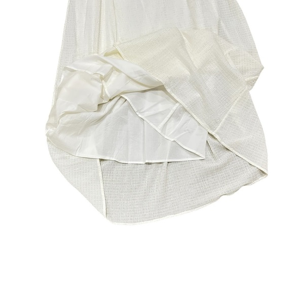 Stockholm atelier & Other Stories off white texture. sheer flowy sundress medium - Picture 8 of 13